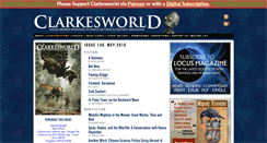 Desktop Screenshot of clarkesworldmagazine.com